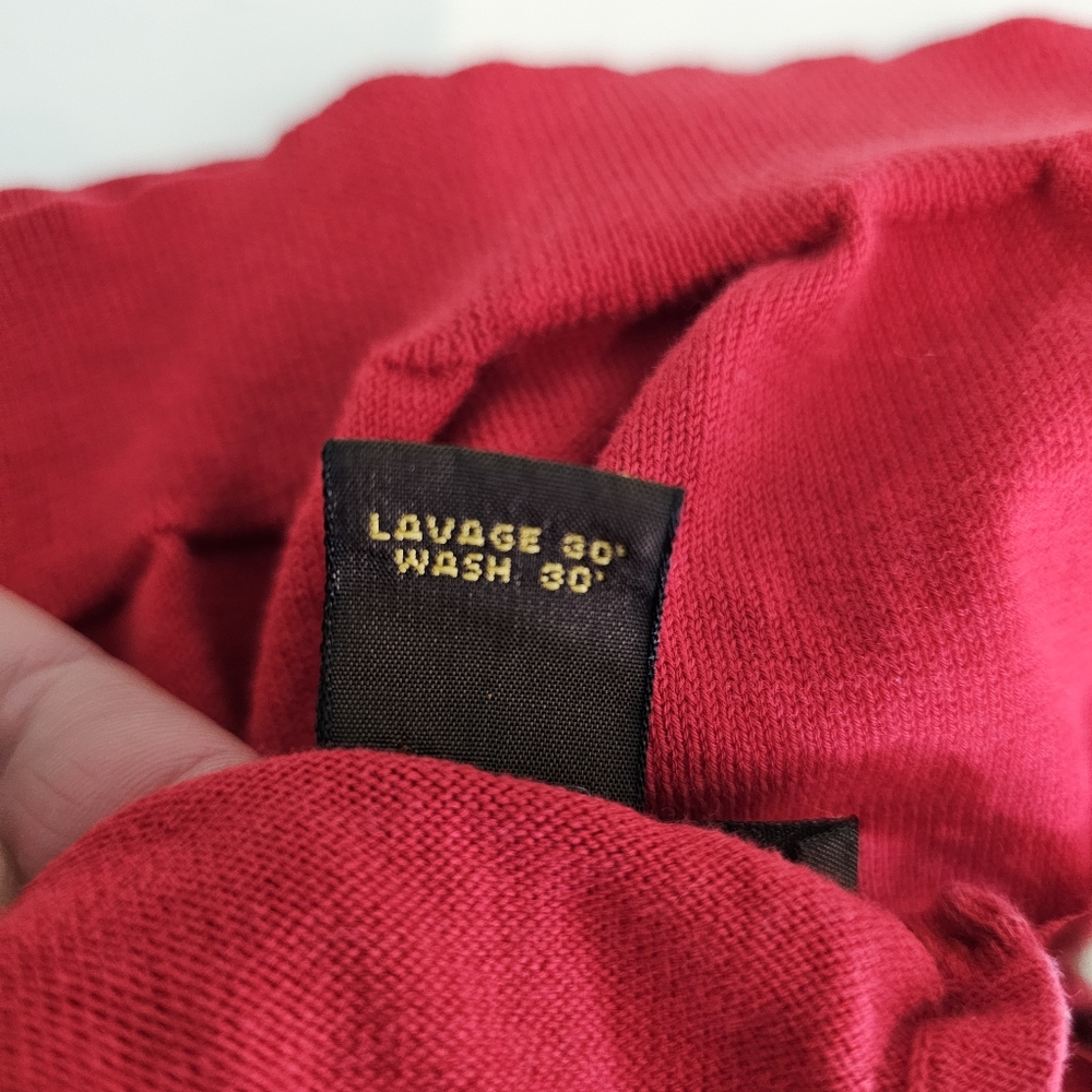 Louis Vuitton Vintage Red Cotton Tank Top - Picture 9 of 9